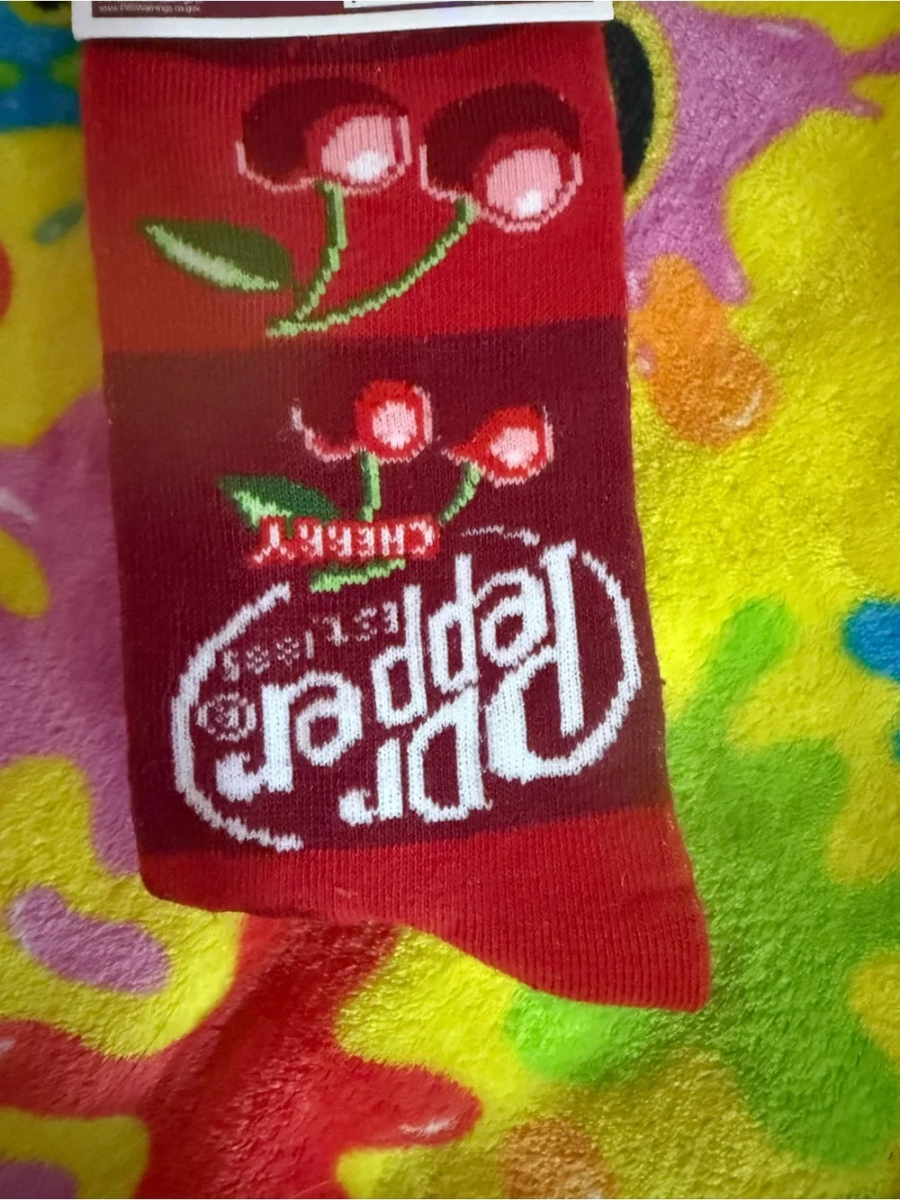 Bnwt Dr Pepper Cherry Crew Socks quick ship